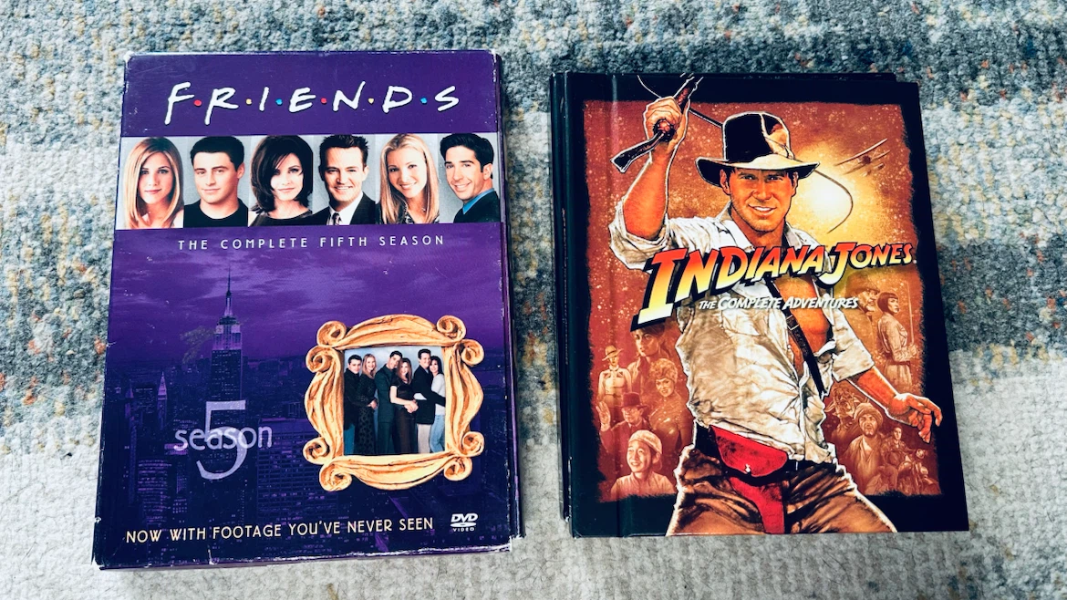 Friends Season 5 & Indiana Jones DVD Box Sets – Incomplete