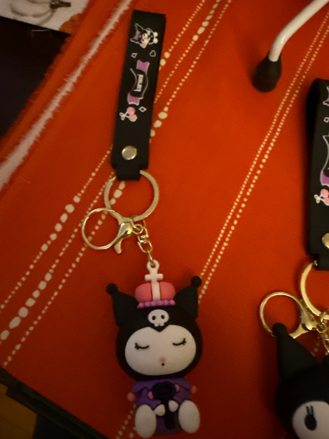 Sanrio Kuromi Silicone Keychain - photo 4