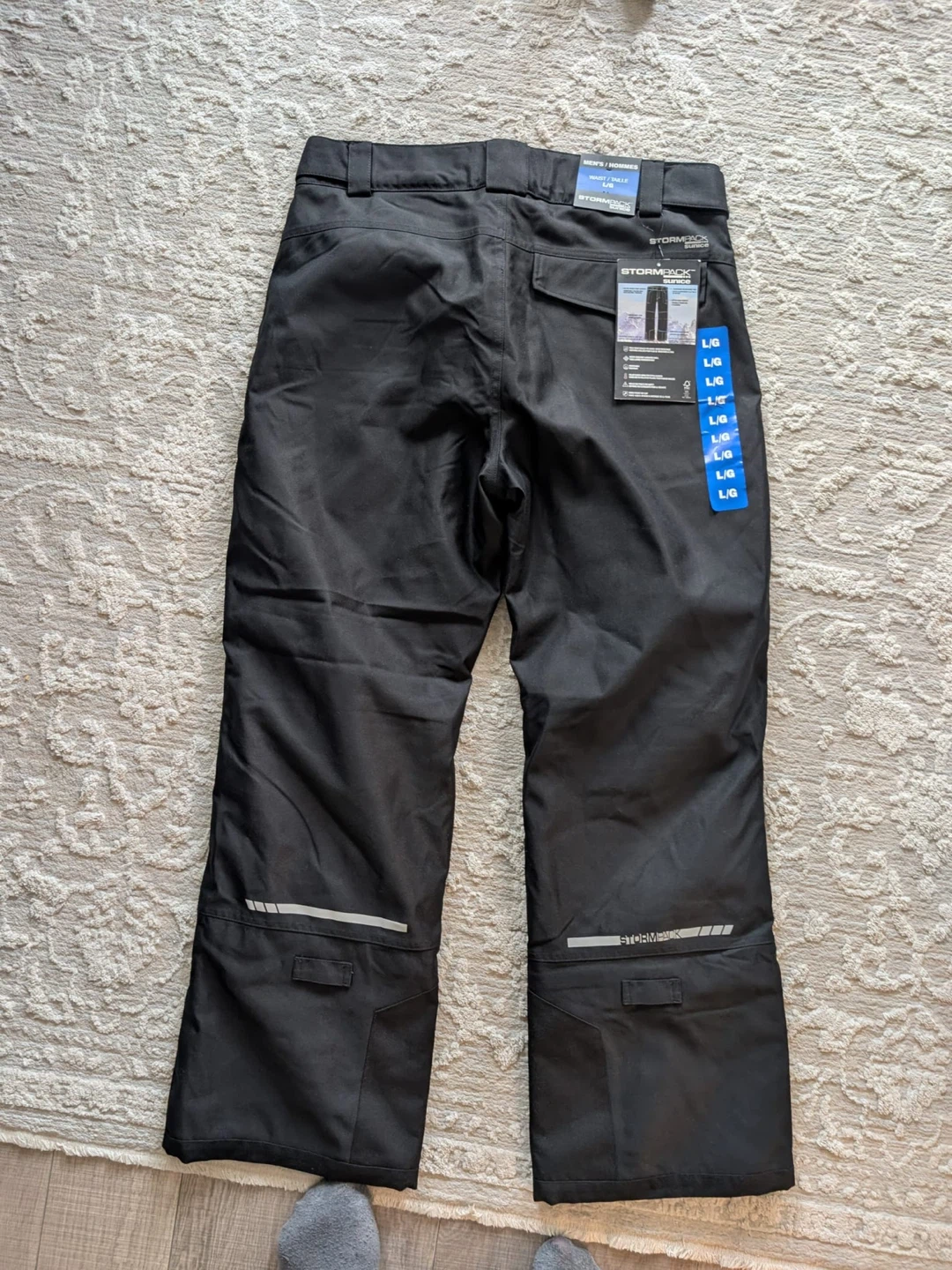 Sunice Stormpack Men's Snow Pants, Black, Size L/G