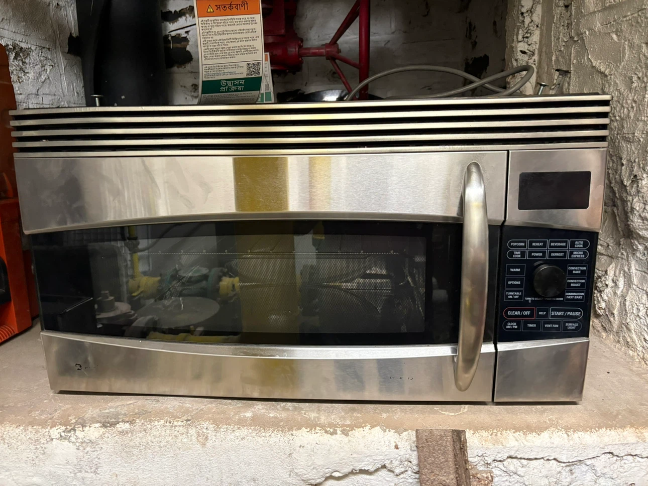 GE Over-the-Range Microwave Convection Oven