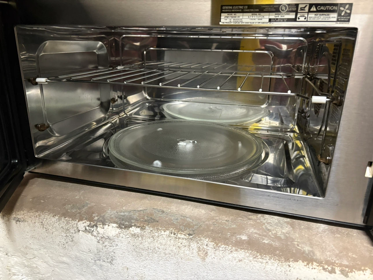 GE Over-the-Range Microwave Convection Oven - photo 3