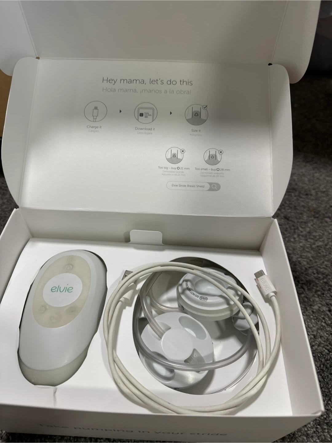 Elvie Stride Hands-Free Electric Breast Pump - photo 3