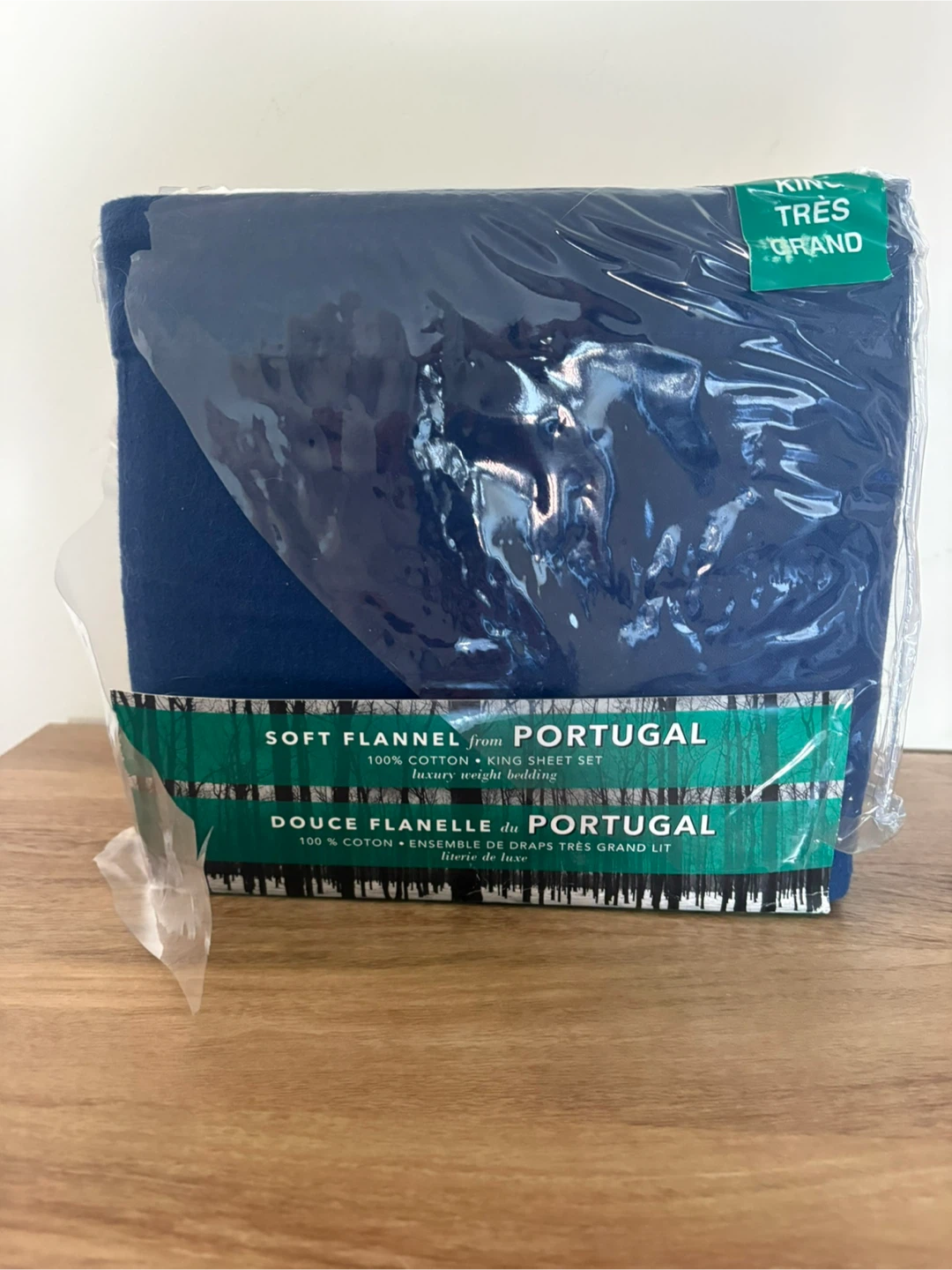 Soft Flannel King Sheet Set from Portugal
