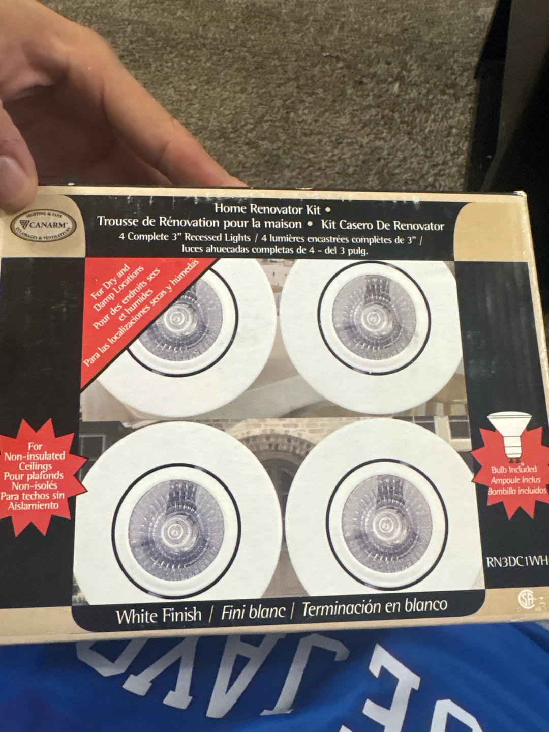 (X3)Canarm 3-inch Recessed Light Kit