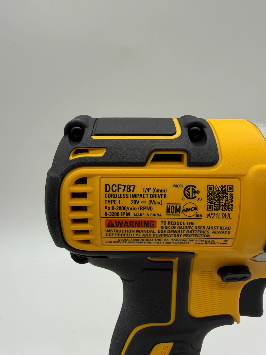 DEWALT 20V MAX Brushless Cordless 1/4” Impact Driver DCF787 - photo 3