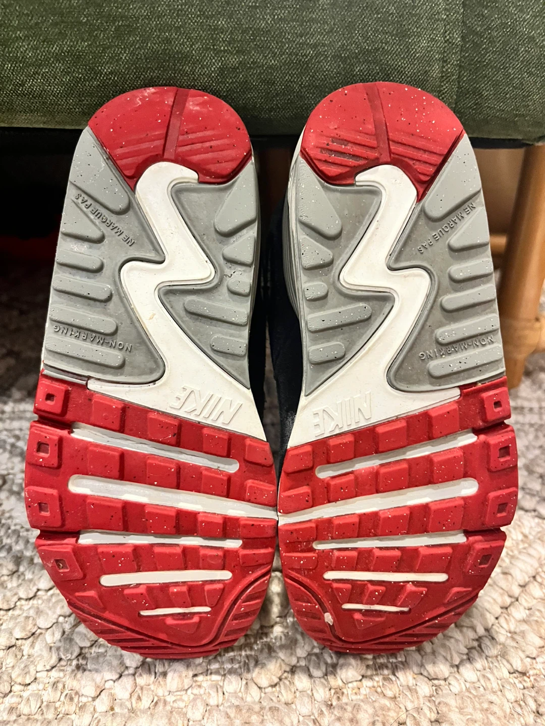 Kids Nike Air Max 90 Sneakers 12C - photo 5