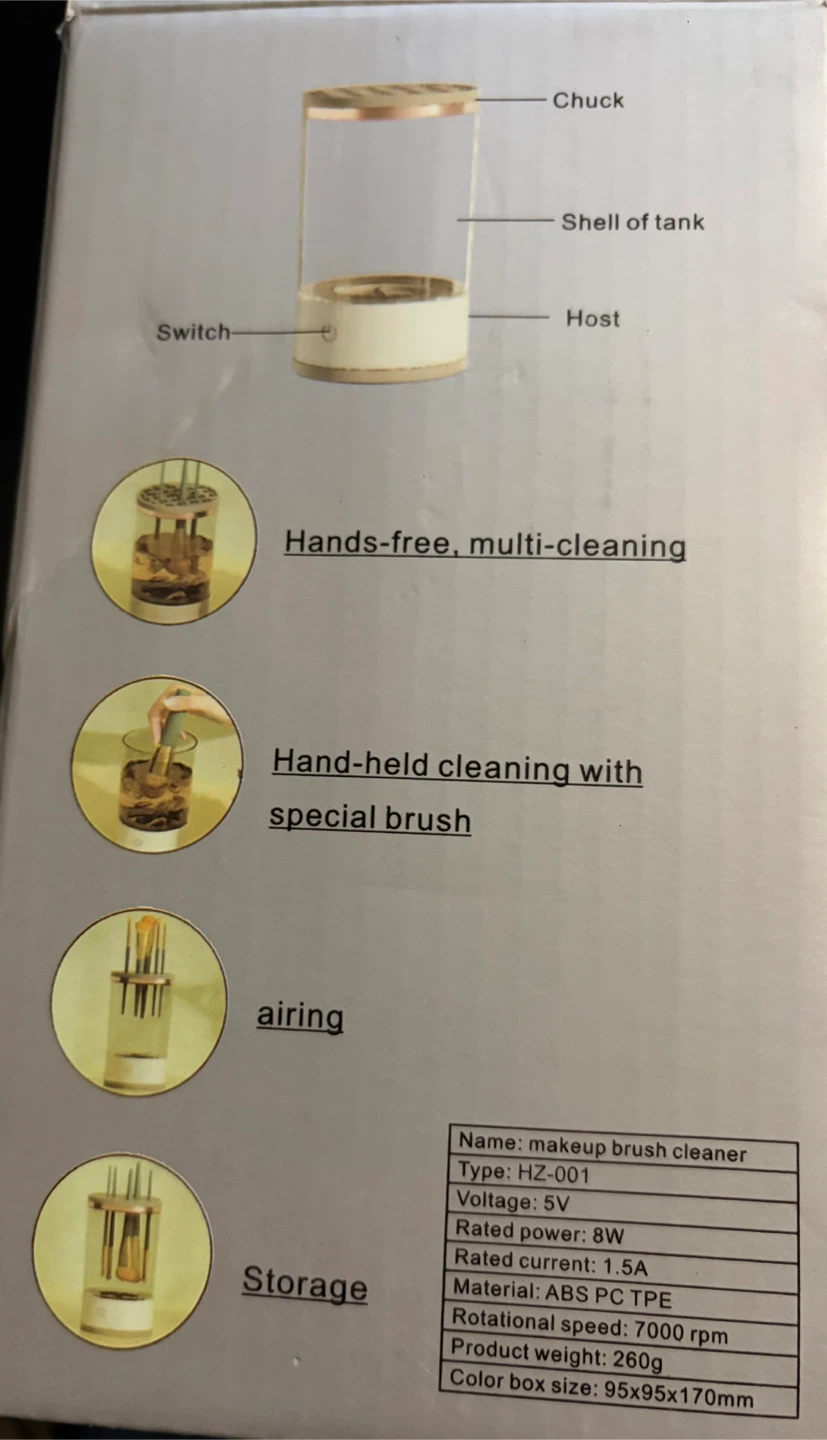 USB Automatic Makeup Brush Cleaner HZ-001 - photo 2