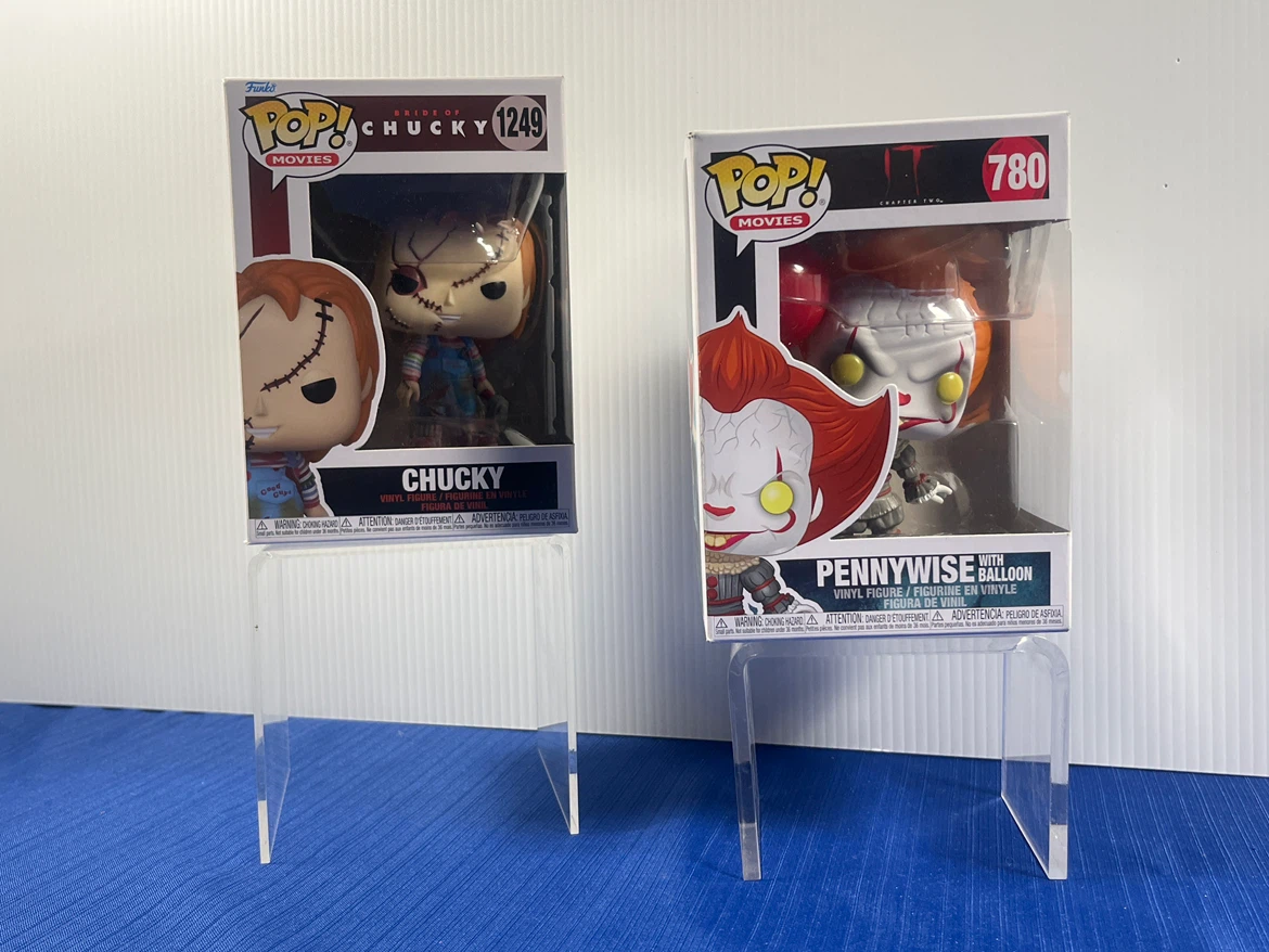 Funko Pop! Movies Chucky and Pennywise figures