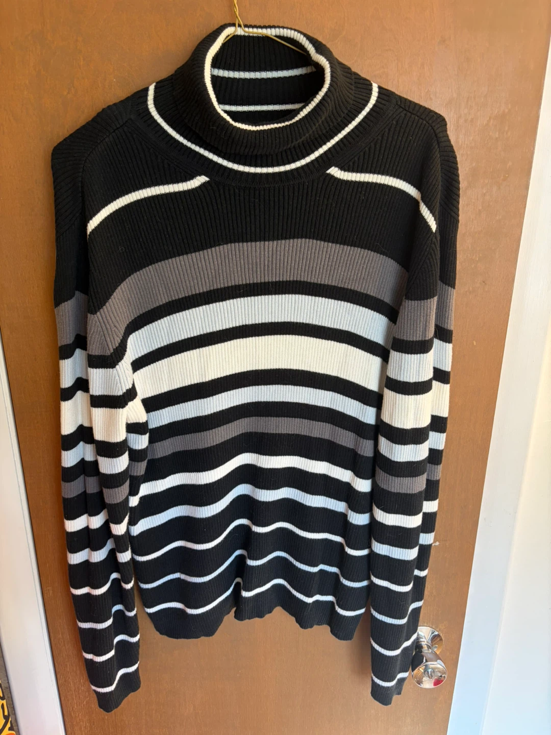 Merona Striped Turtleneck Sweater