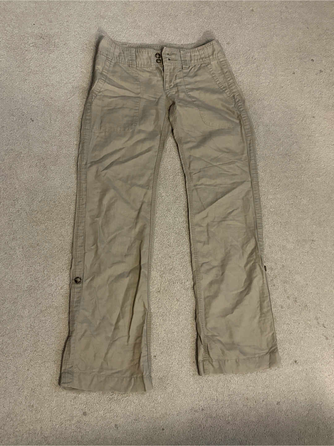 Gap Tan Low Rise Cargo Pants Size 0