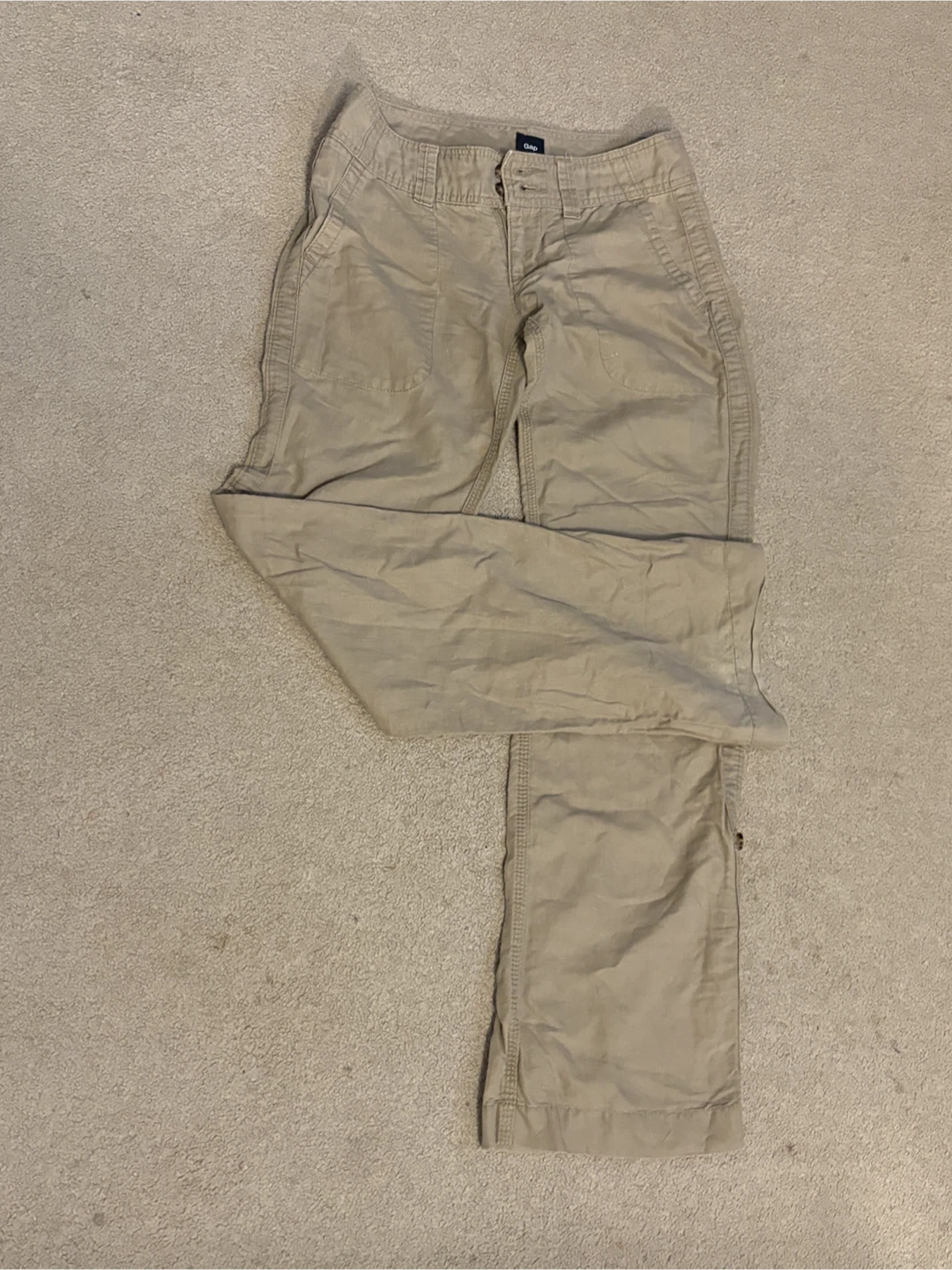 Gap Tan Low Rise Cargo Pants Size 0 - photo 3