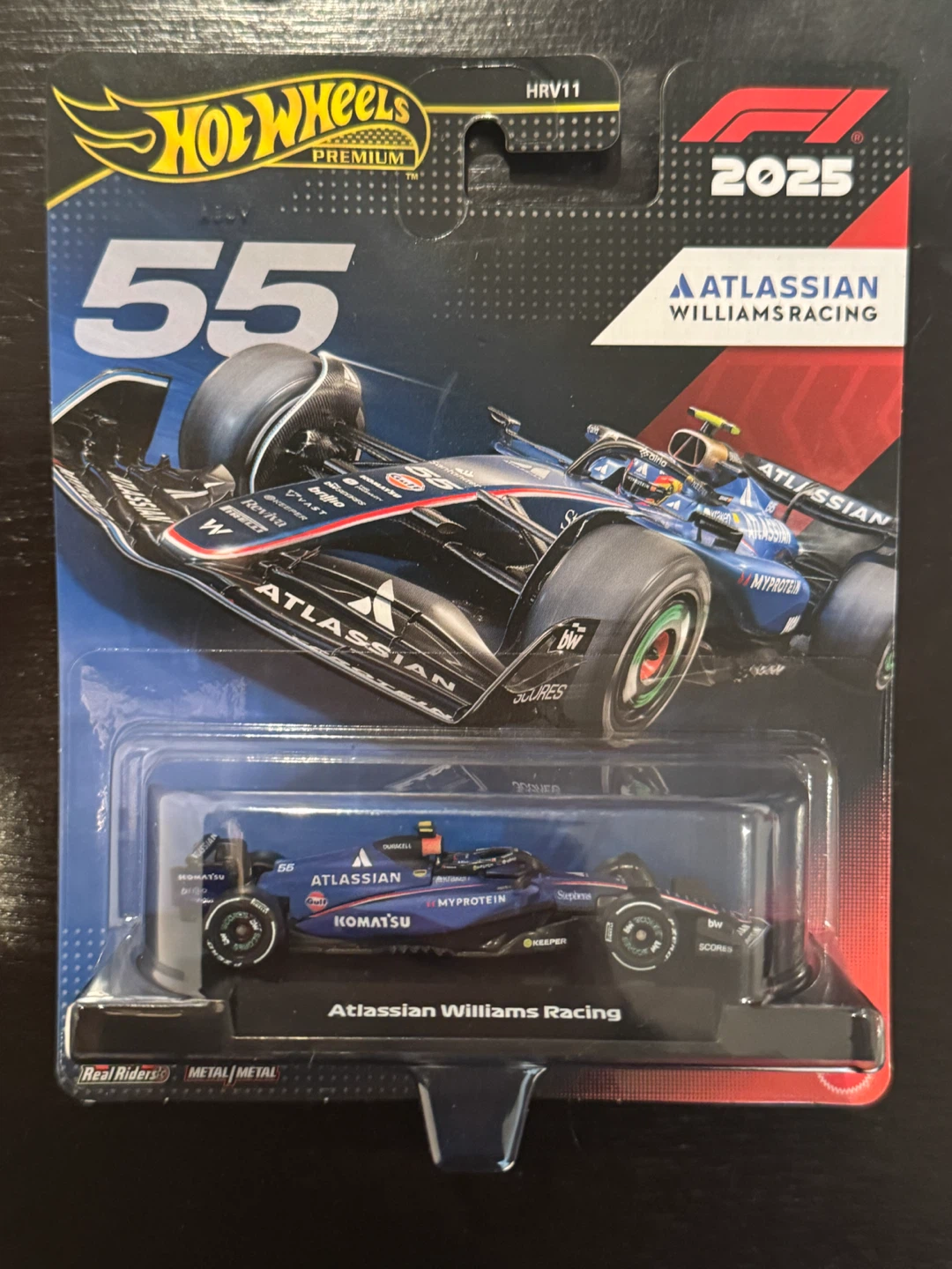 Brand New Hot Wheels Premium F1 2025 Atlassian Williams Racing