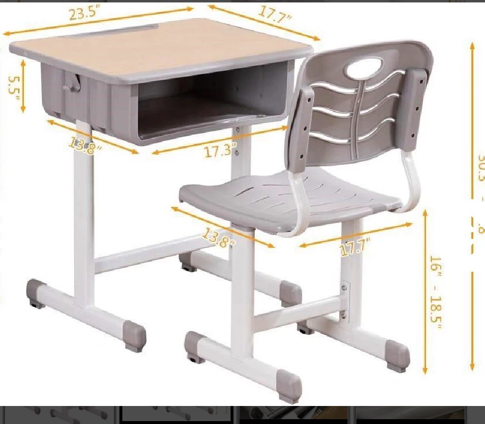 Kids Adjustable Desk and Chair Set - photo 2