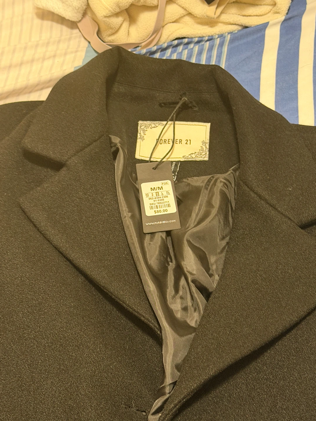 Forever 21 Black Wool Coat - photo 3