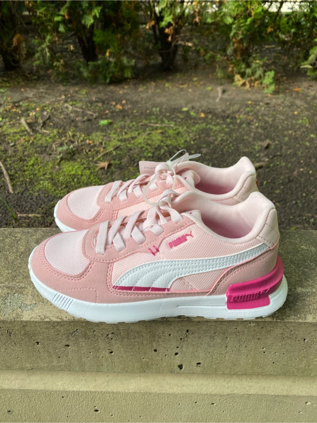 Brand New - Puma SoftFoam+ Kids Shoes Pink Size 3C - photo 4