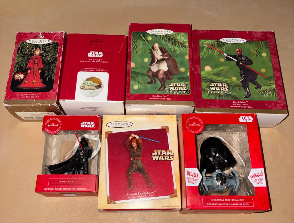 Star Wars Hallmark Christmas Ornaments