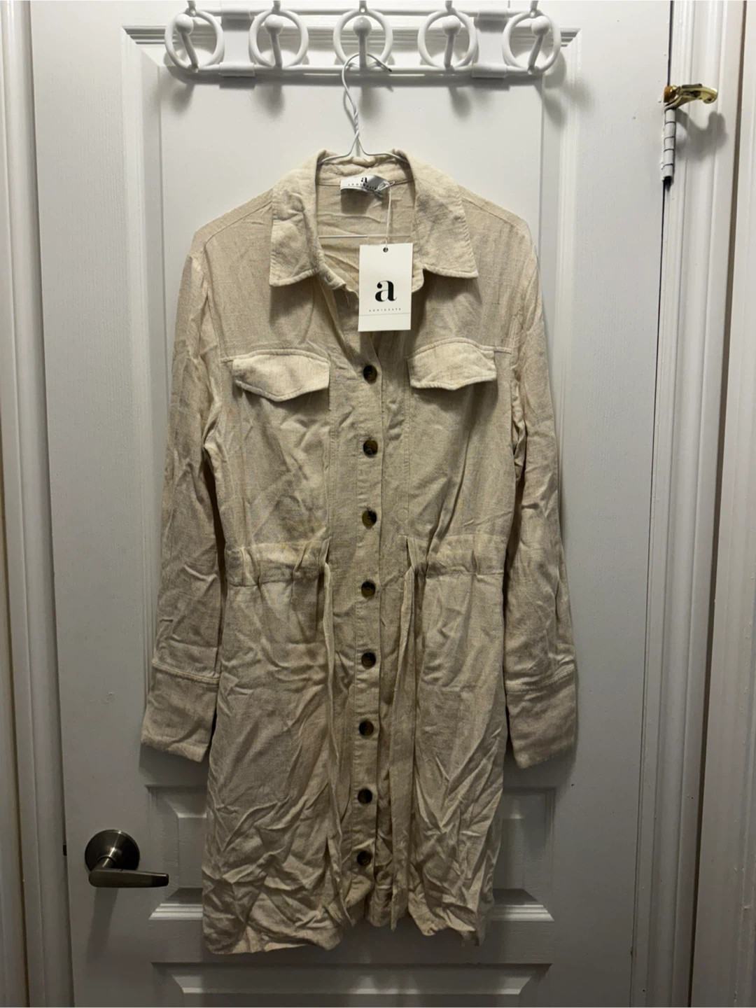 Arnie Says Delta Linen Shirt Dress