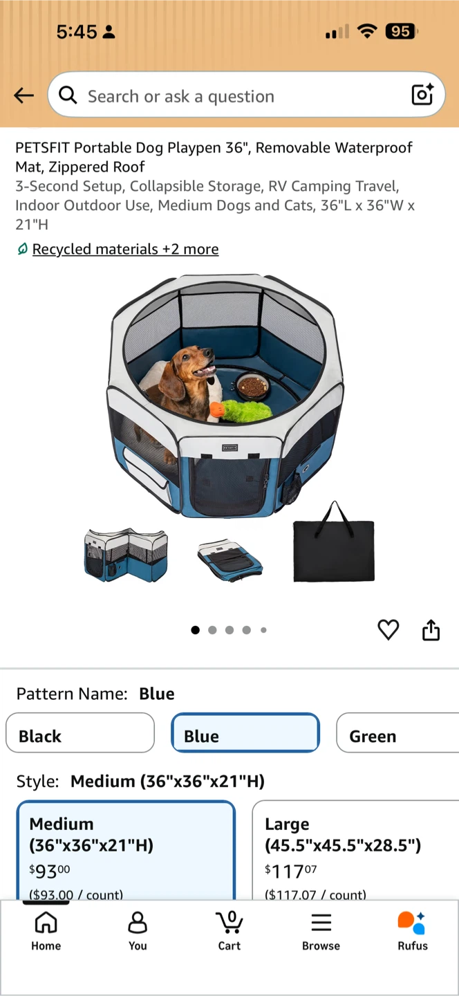 Portable Pet Playpen