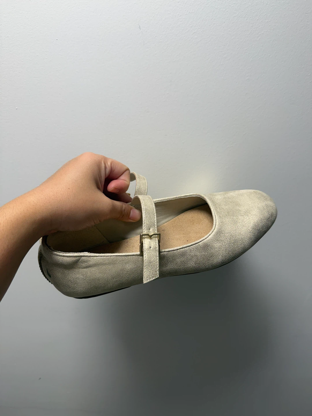 Dr. Scholl's Gold Mary Jane Shoes