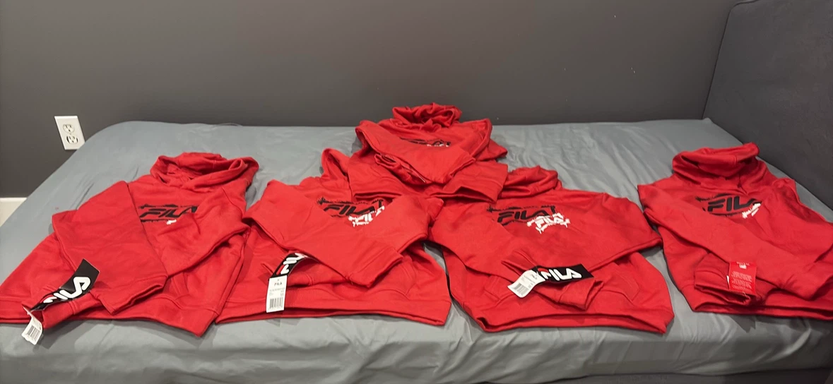 Fila Core Performance Red Hoodies - Size S(8) read description - photo 2