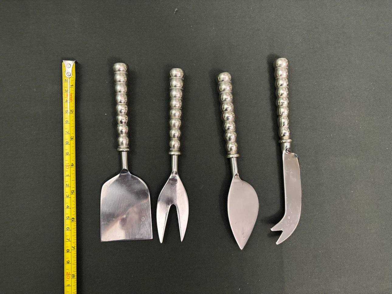 4-Piece Stainless Steel Cheese Knife Set