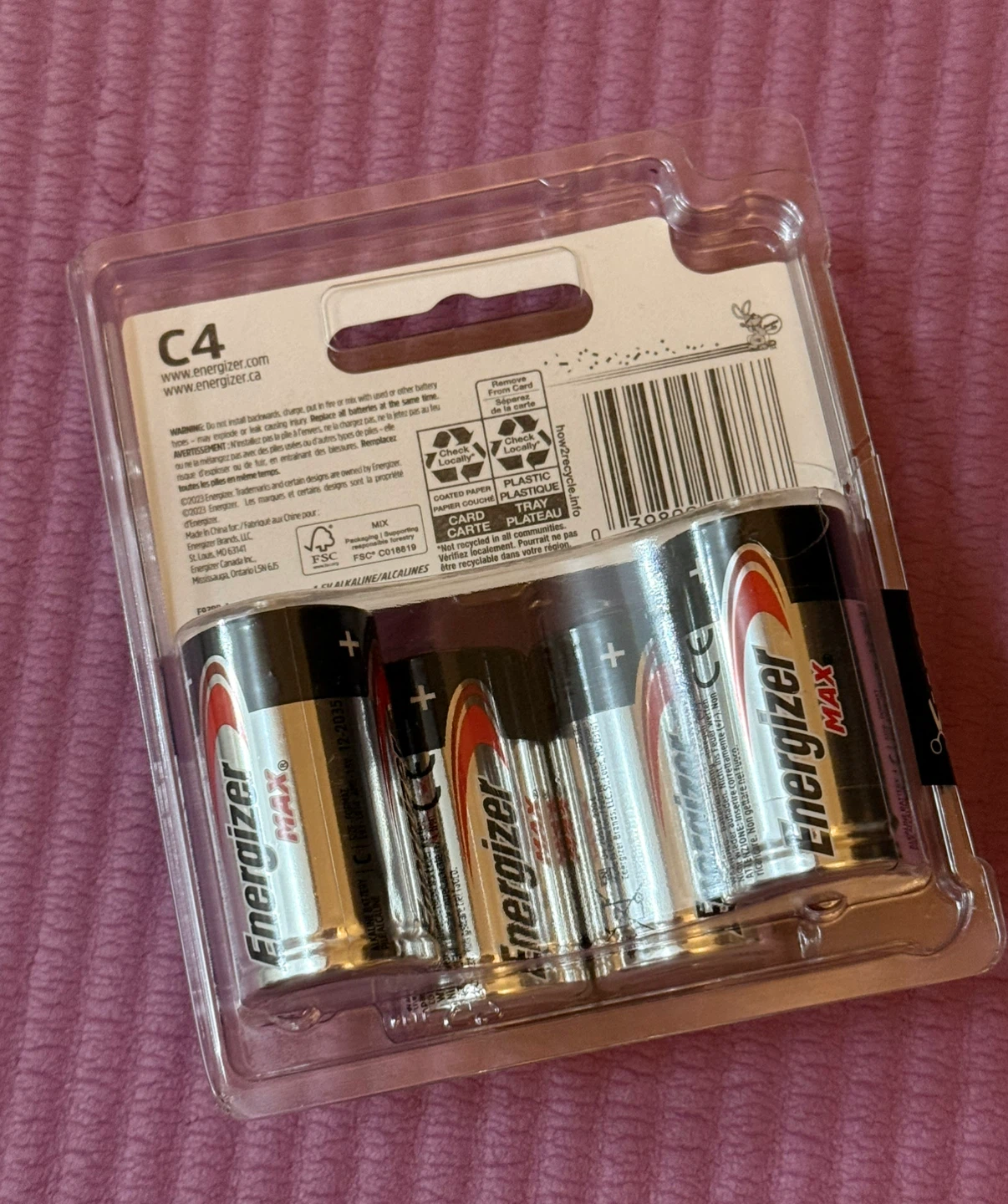 NEW✨Energizer MAX C Batteries (4 Pack) - photo 2