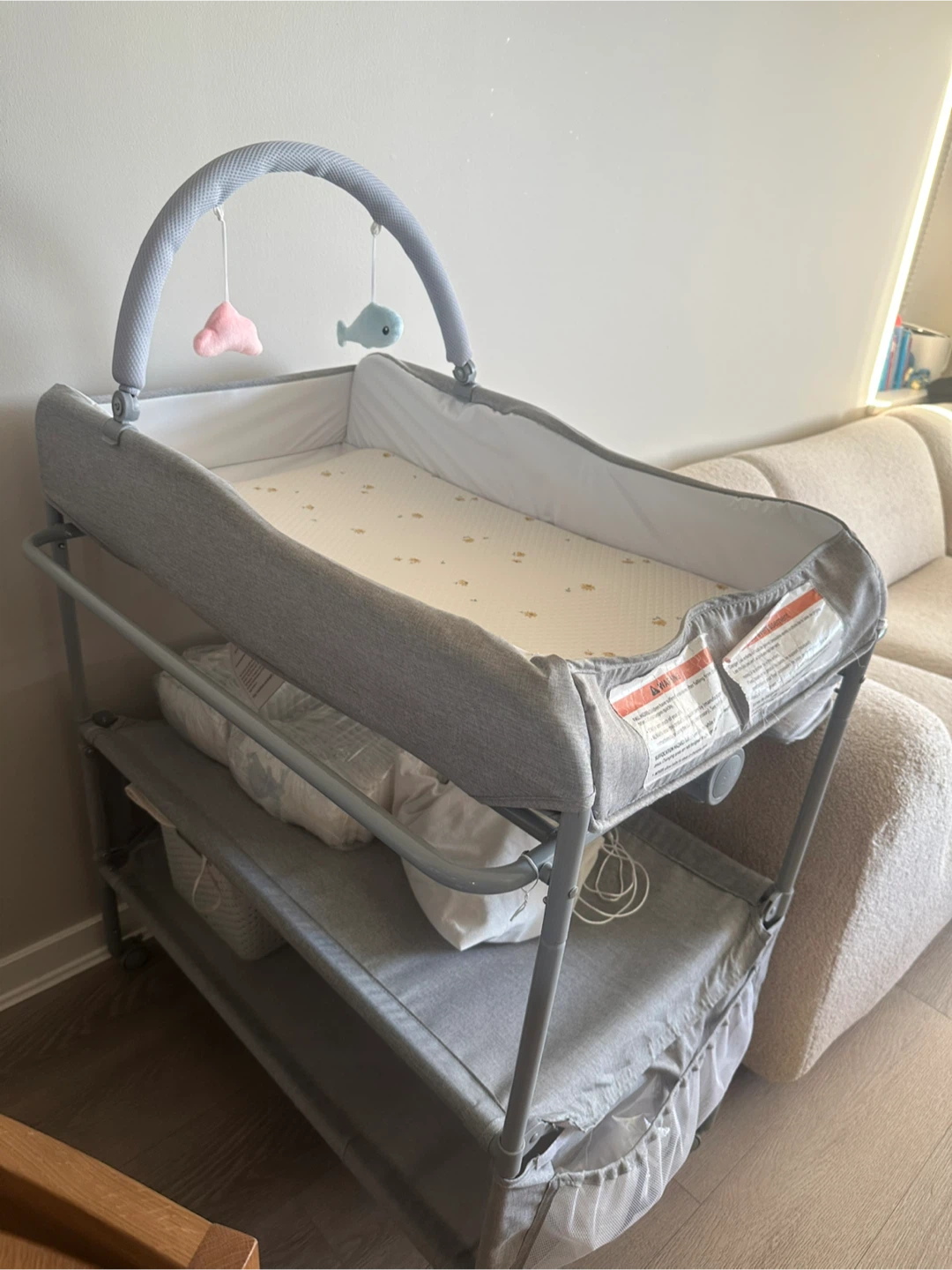 Baby Changing Table with Storage