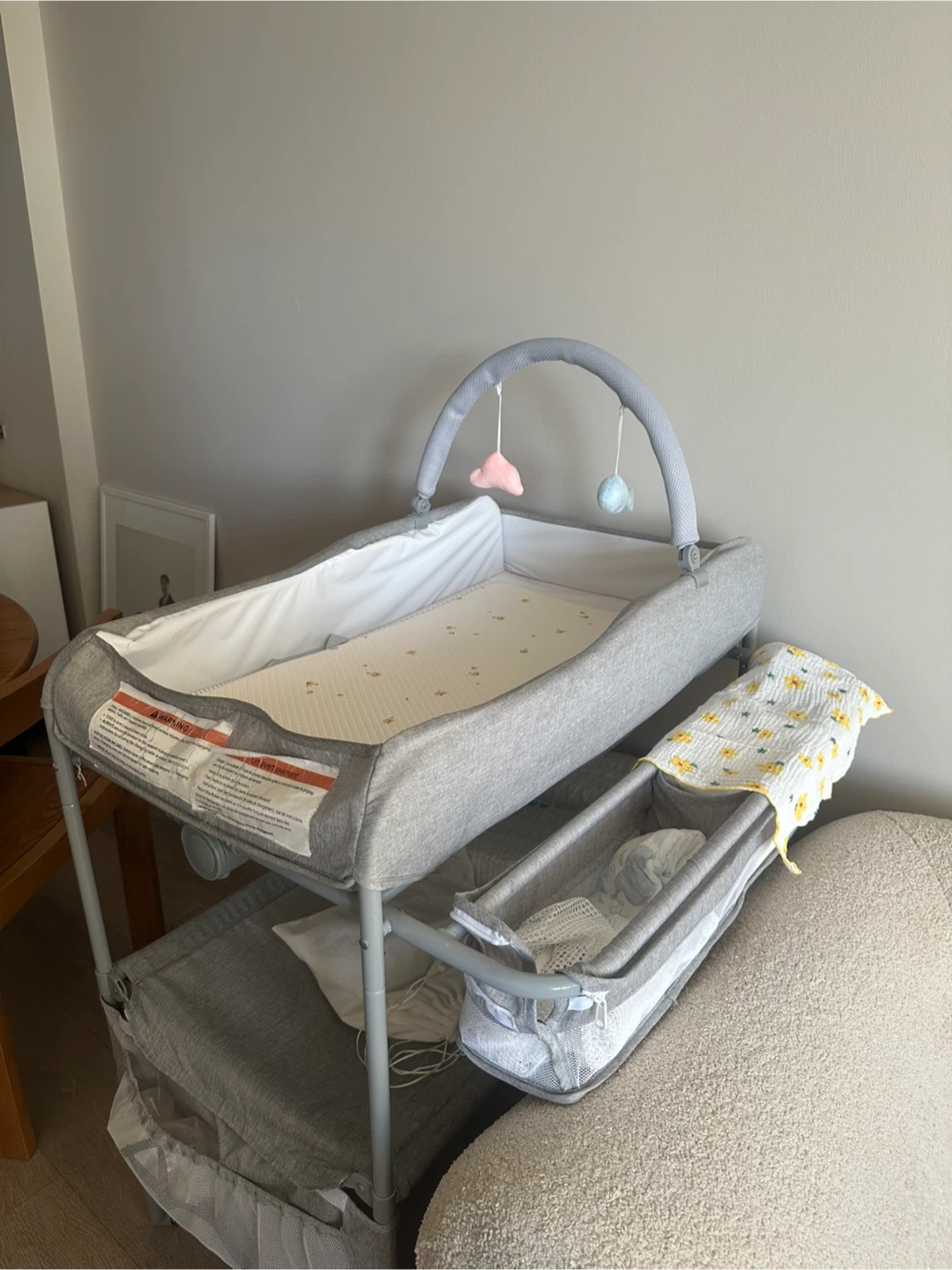 Baby Changing Table with Storage - photo 3