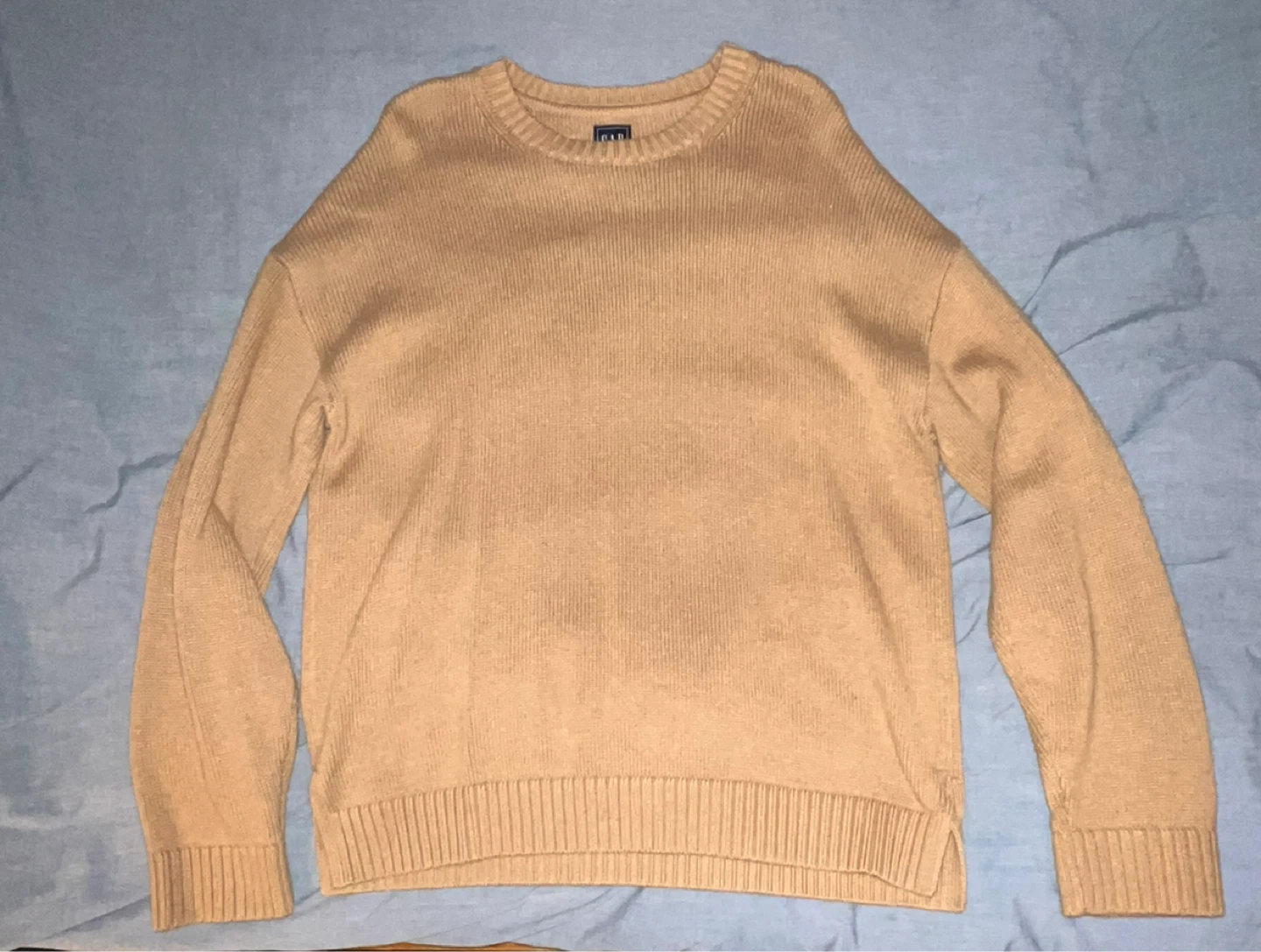 GAP Crewneck Knit Sweater - Tan - photo 2