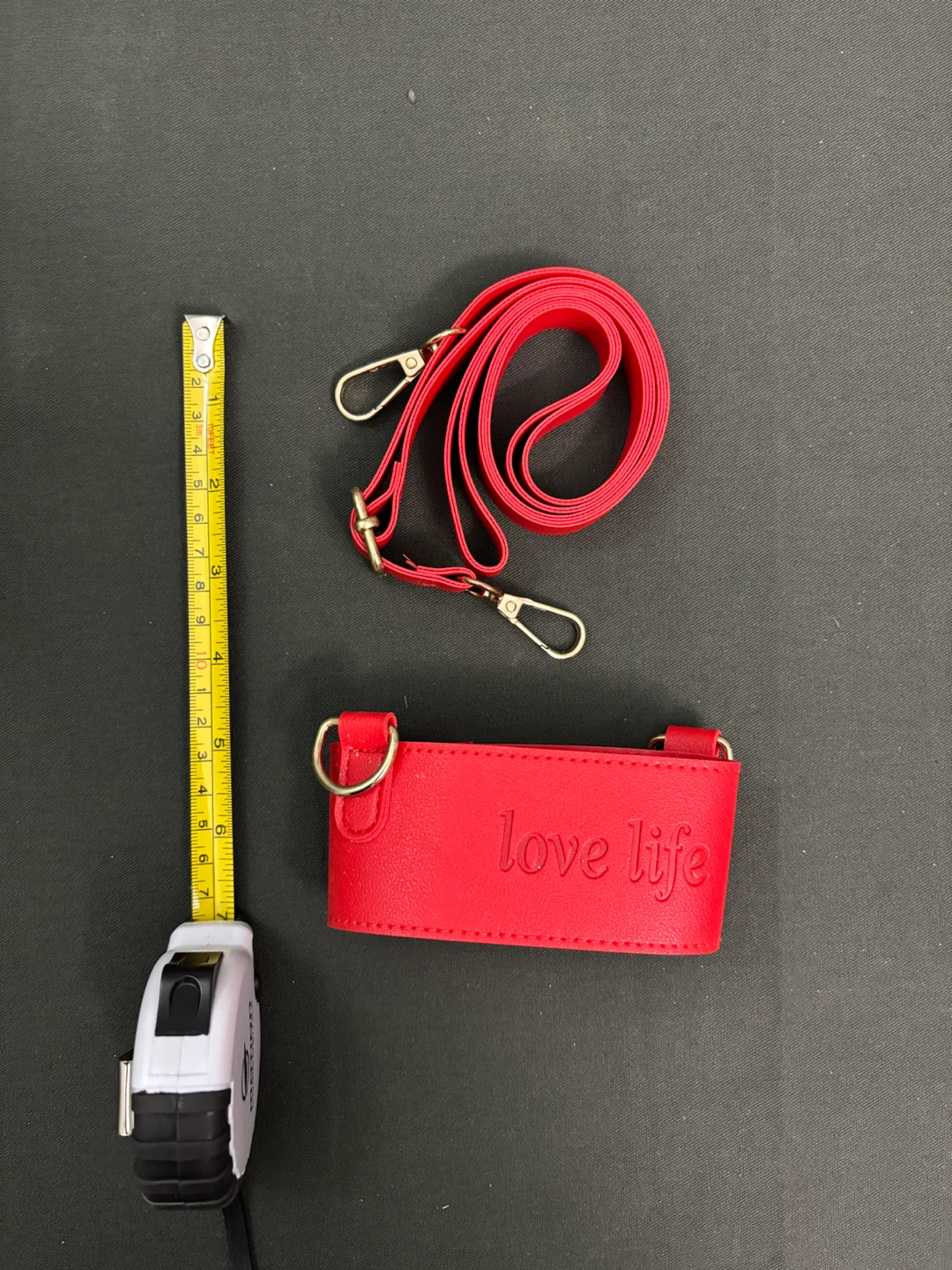 Red Love Life Mini Crossbody Bag