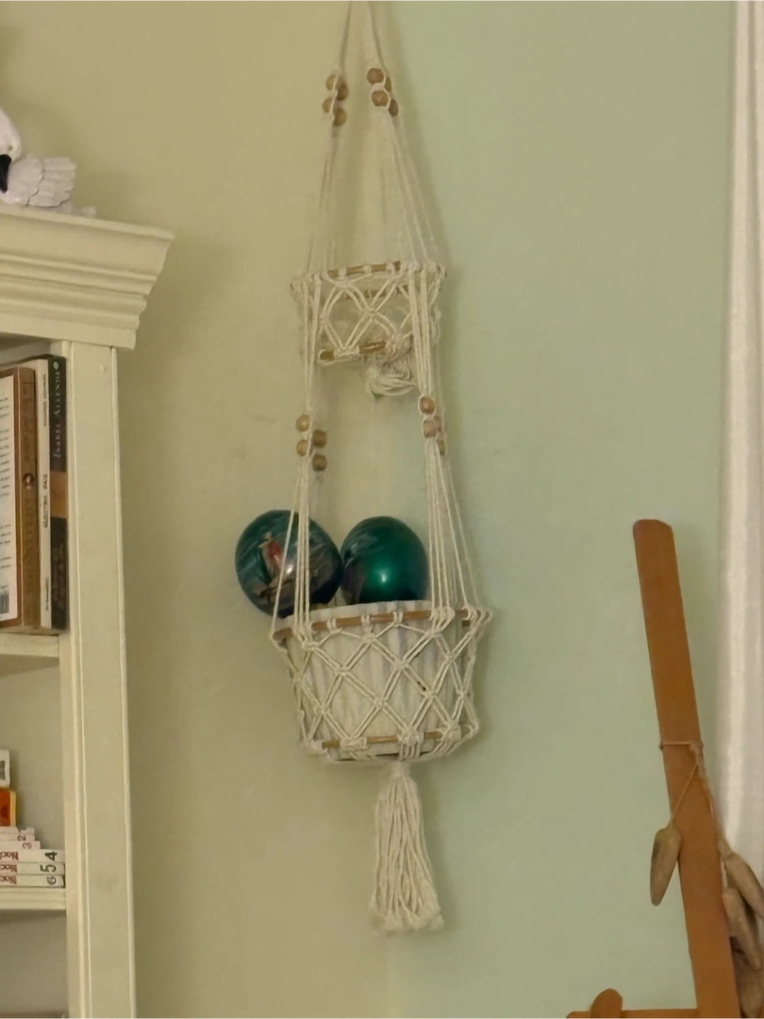 Two-Tier Macrame Hanging Planter