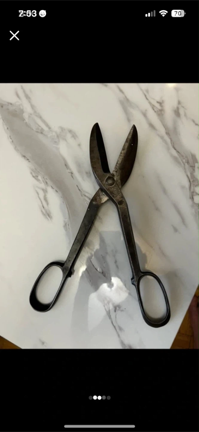 Vintage Metal Tin Snips
