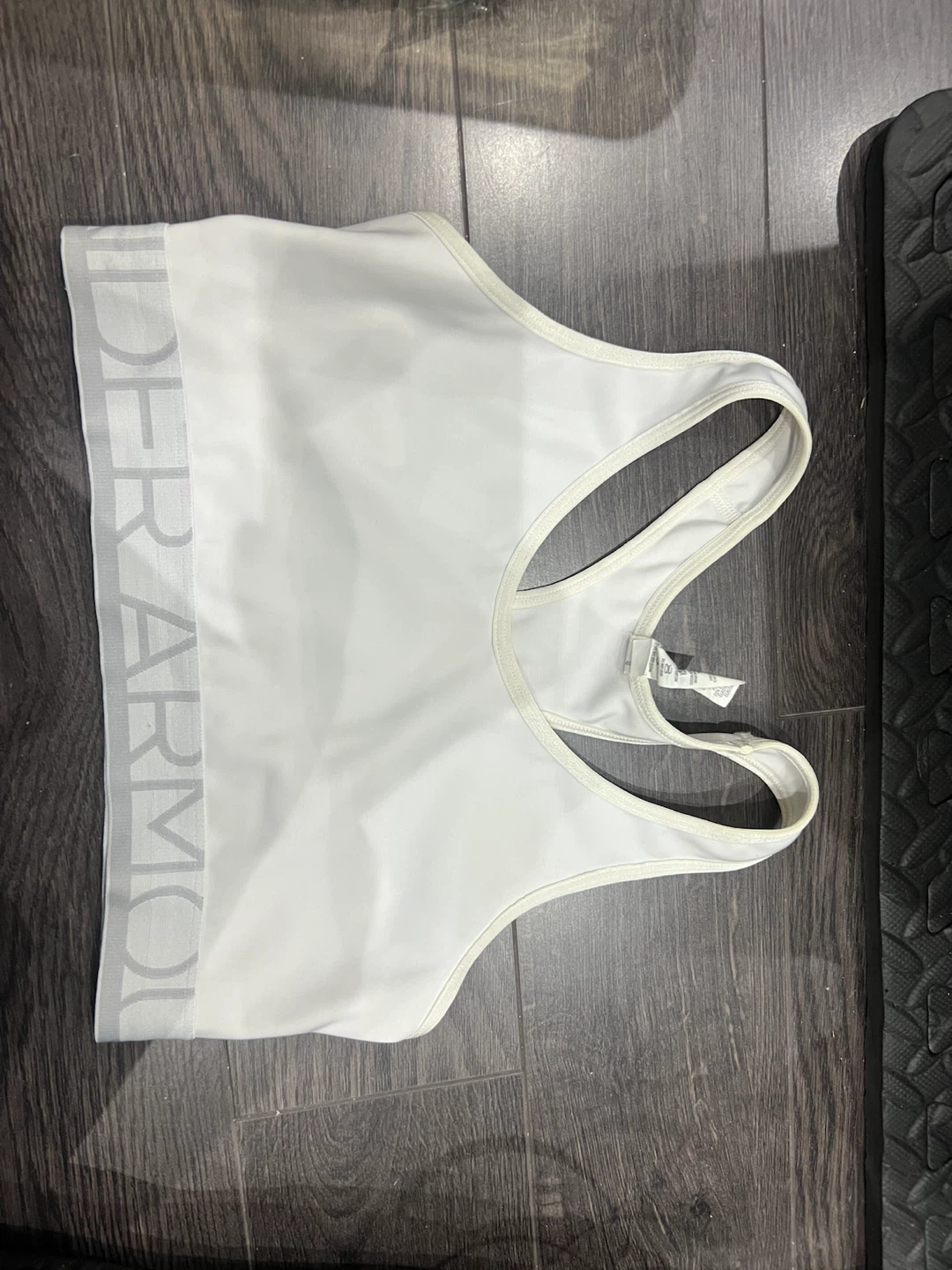 Under Armour HeatGear Sports Bra White