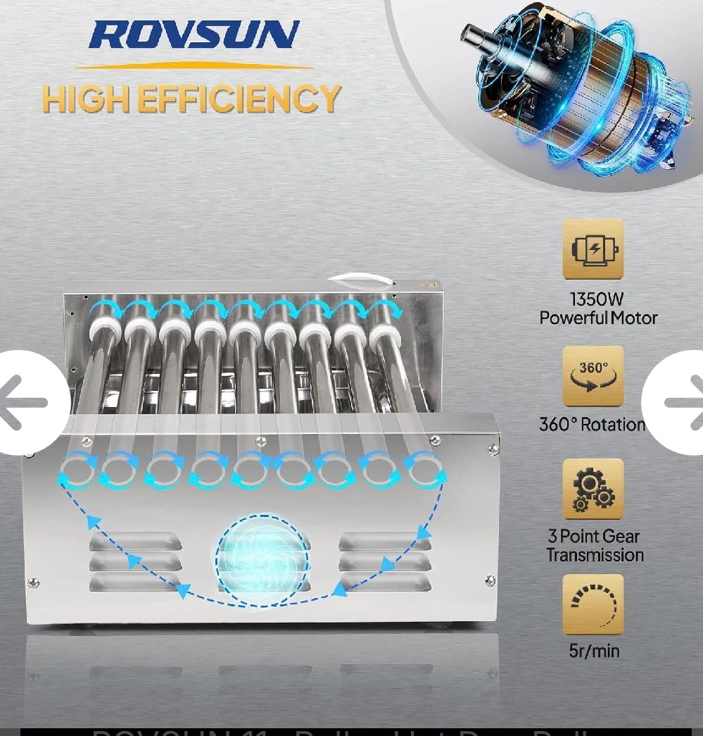 ROVSUN 11-Roller Hot Dog Grill Machine - photo 2