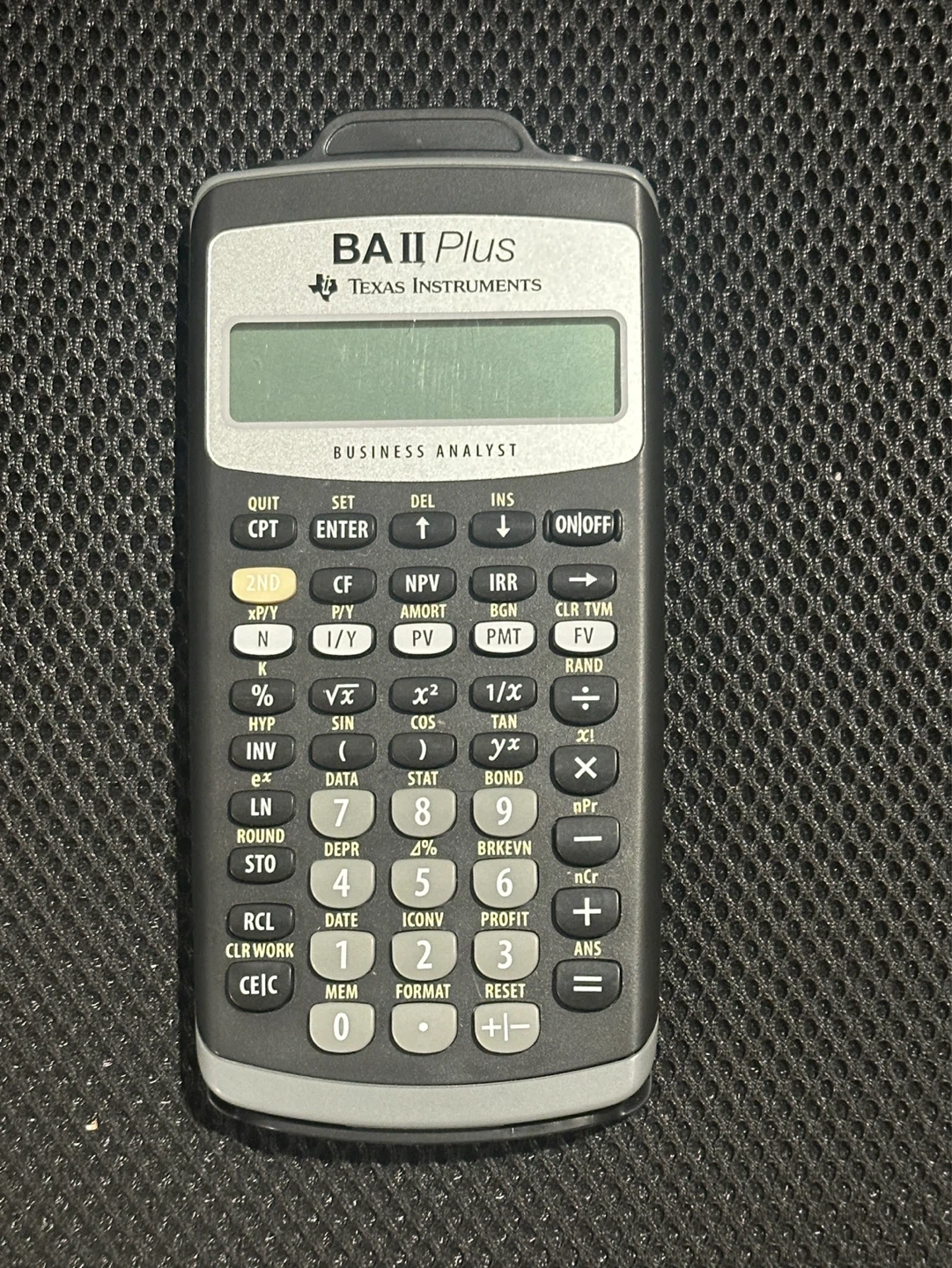 Texas Instruments BA II Plus Financial Calculator