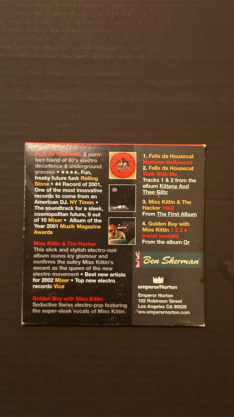 Emperor Norton Records Sampler CD - photo 2