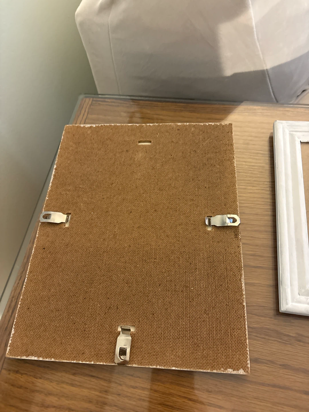 Glass picture frame, Vancouver accessory set