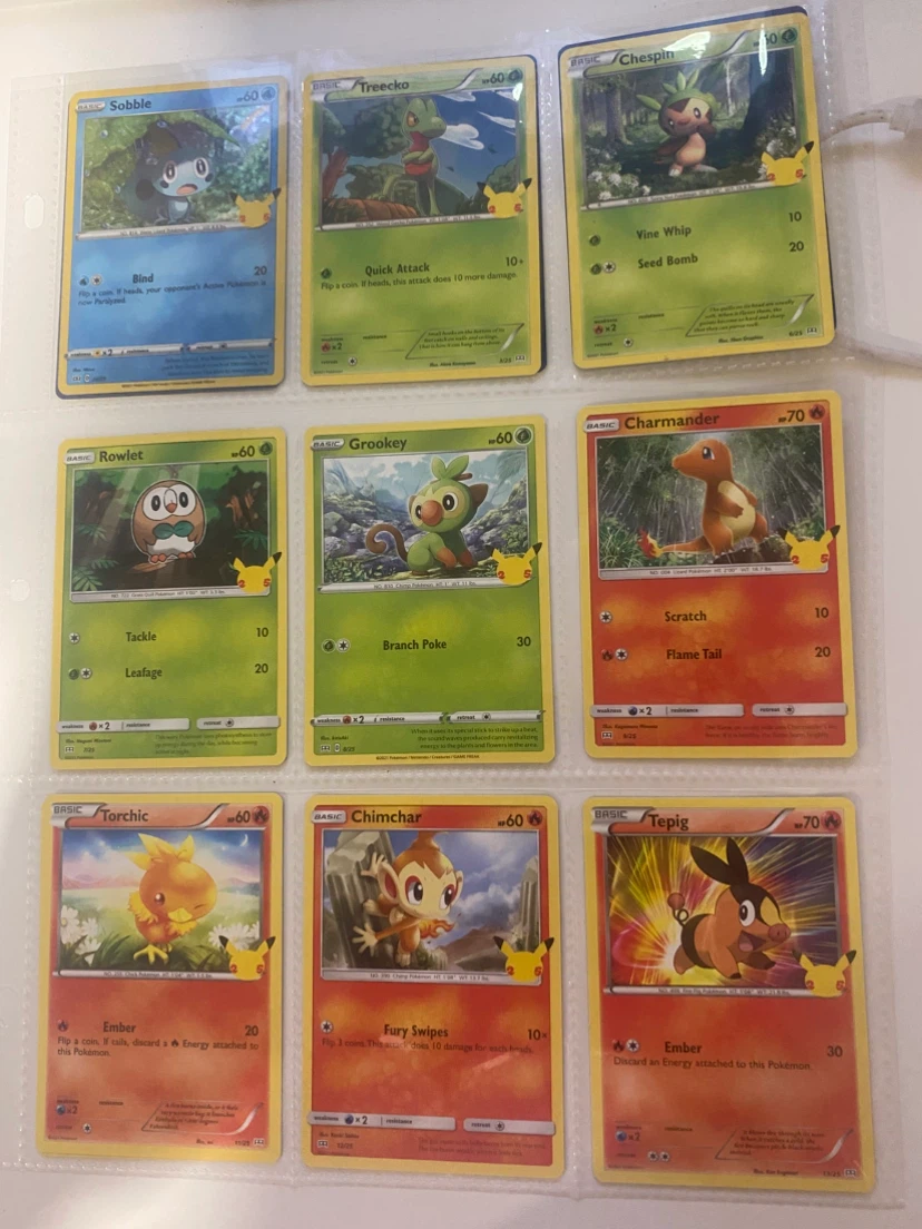 Pokémon 25th Anniversary McDonald’s 2021 Cards