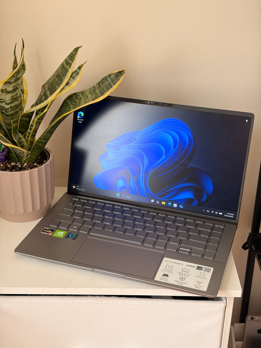 ASUS ZenBook 14 Q407I Laptop — Ryzen 5 / 8GB / SSD NVIDIA