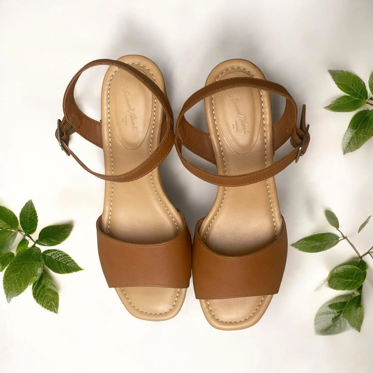 Universal Thread April Platform Clog Sandals in Cognac - photo 4