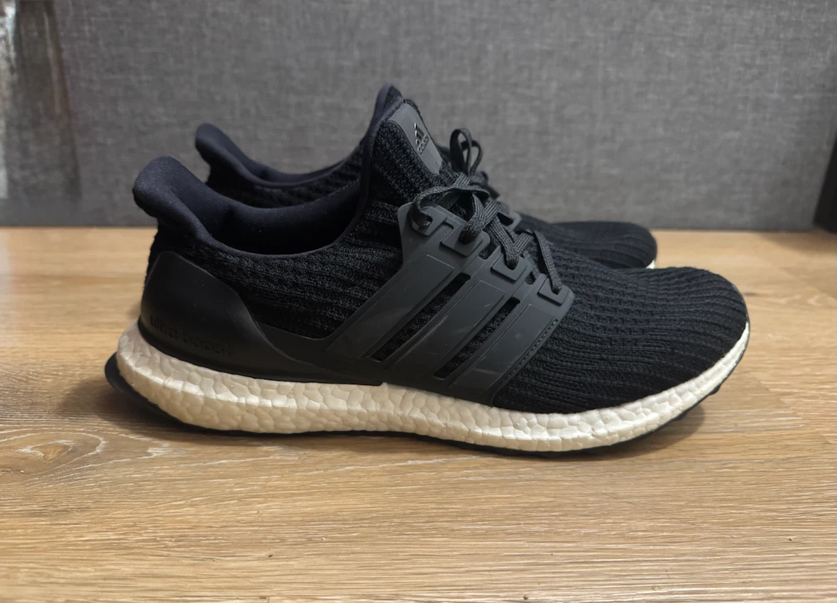 Adidas Ultraboost Black and White Size 10.5 Men