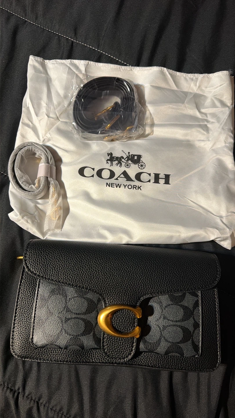 Coach Tabby Shoulder Bag Black
