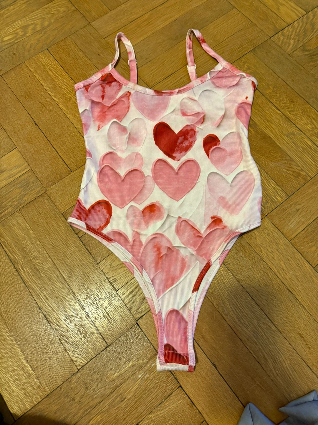 Heart Print Bodysuit