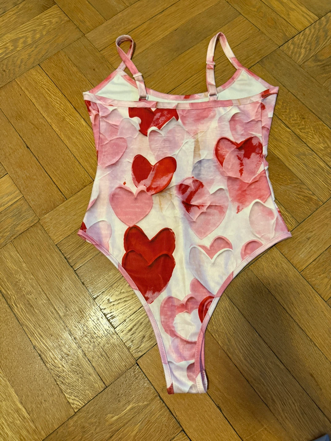 Heart Print Bodysuit - photo 2