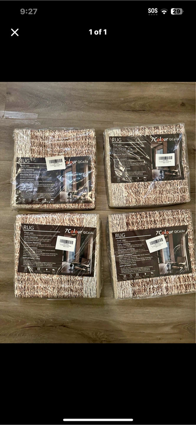 4 Brand New long rugs