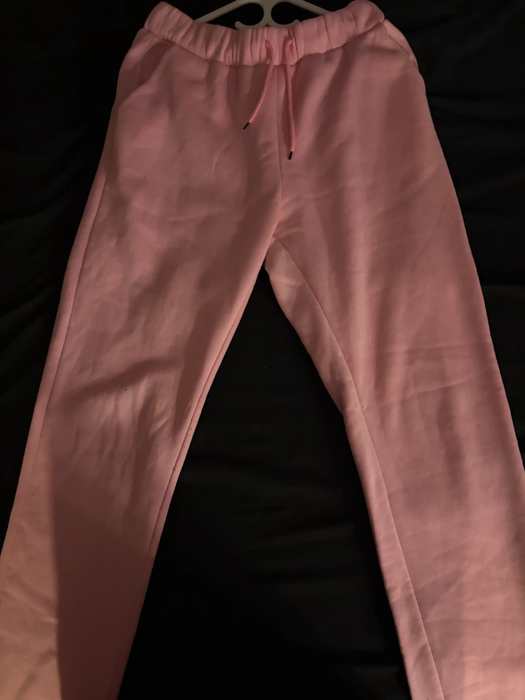 Cute pink fleece sweatpants