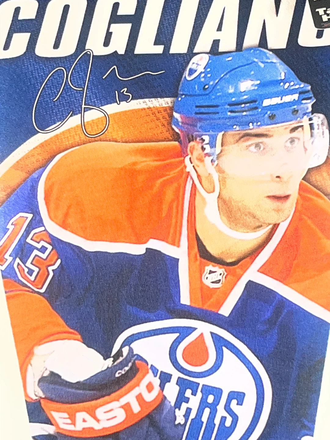 Edmonton Oilers Andrew Cogliano XL Vintage Pennant (17"x40") - photo 2