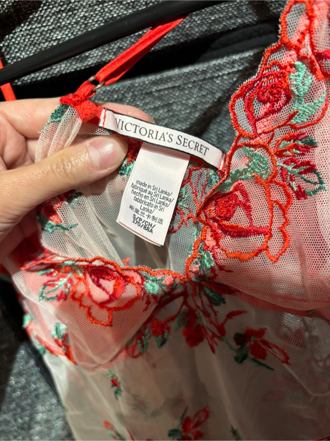 Victoria’s Secret Floral Sheer Chemise – S – Brand New - photo 3
