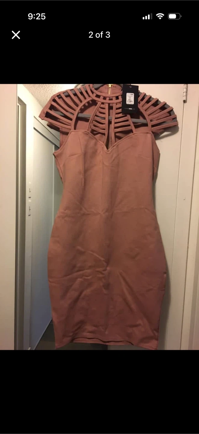 Fashion Nova Stop and Stare Dress - Mauve - photo 2