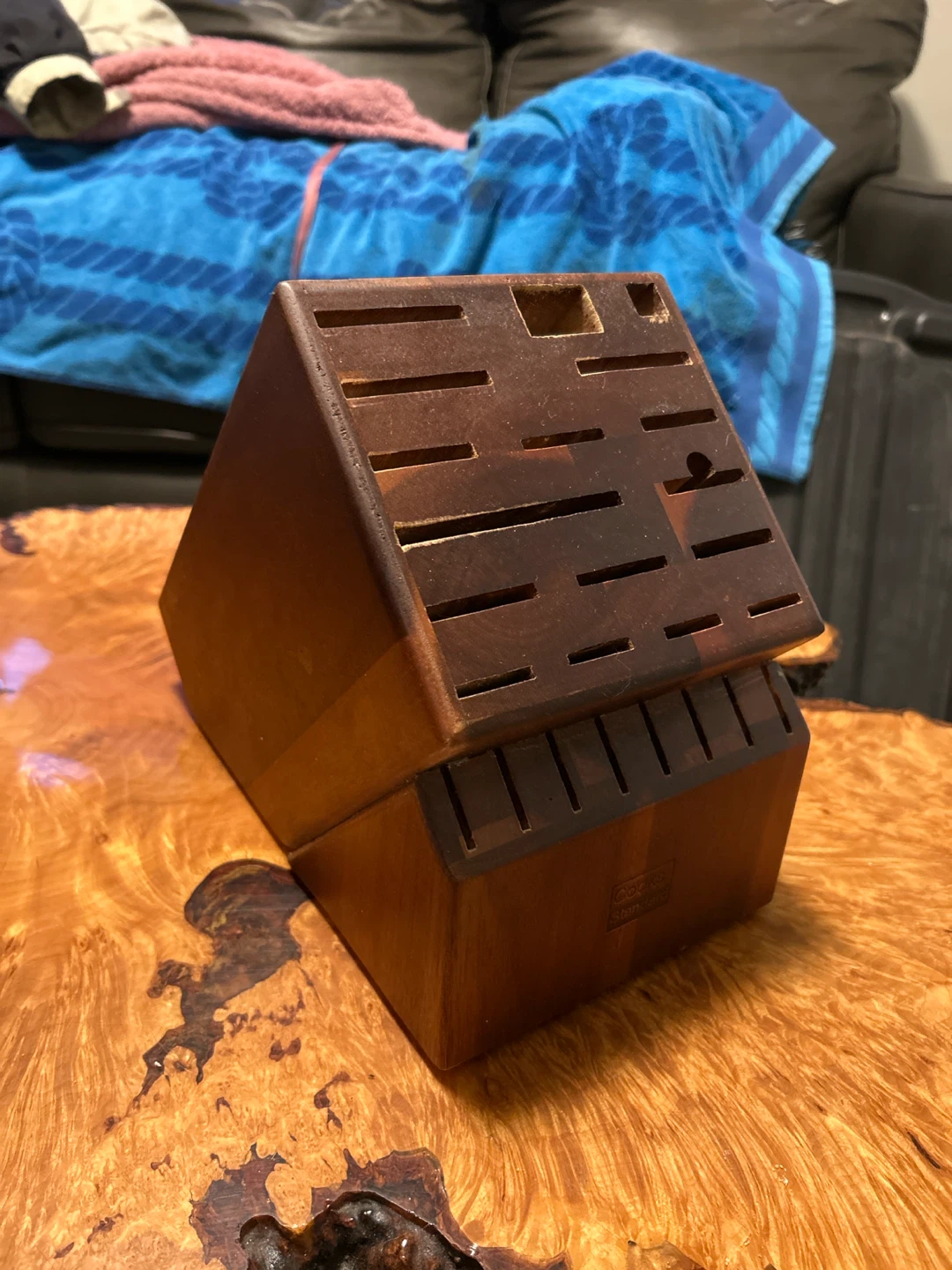 Cooks Standard Wooden Knife Block